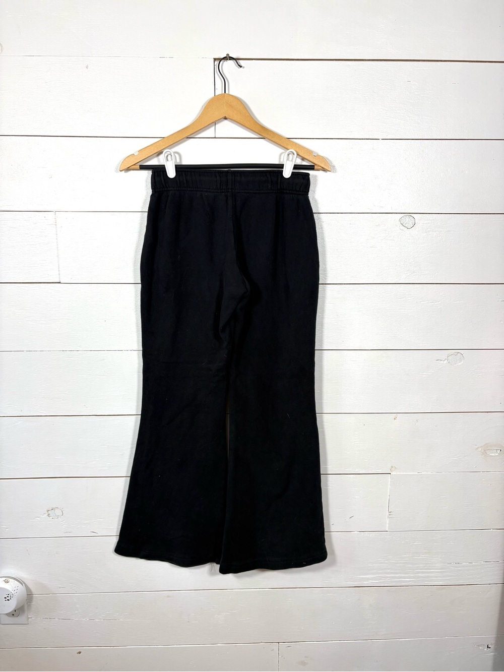 Wild Fable Womens XS Black Fleece Wide Leg Flare Sweatpants Pull On - Picture 8 of 12